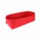 Felt Handbag Organizer without Round Holders in Red - Size: 58 / 18 / 24 cm