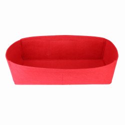 Felt Handbag Organizer without Round Holders in Red - Size: 58 / 18 / 24 cm