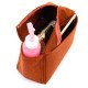 V-zip Style Felt Bag Organizer for Tote 32 With Horse And Carriage Dot Print