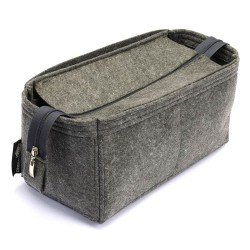 Bag and Purse Organizer with Zipper Top Style for Tote 32 With Horse And Carriage Dot Print