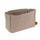 Cotton Canvas Bag and Purse Organizer in Beige for LV Neverfull
