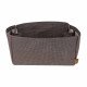 Cotton Canvas Bag and Purse Organizer in Brown for Hermes Kelly