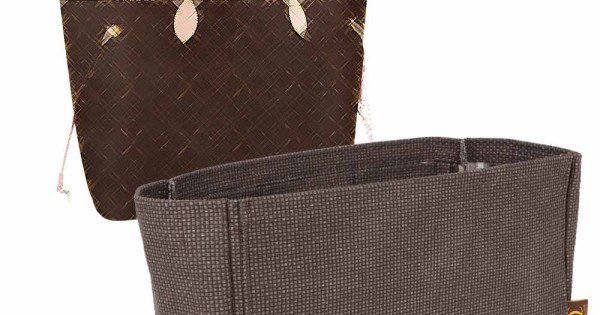 LV Iena MM Cotton Canvas Bag and Purse Organizer in Light Pink