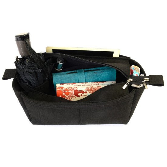 Custom Size Bag and Purse Organizer with Zipper-Top Style for Designer Bags Custom Size Bag and Purse Organizer with Zipper-Top Style for Designer Bags