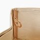 Cuy. Classic Leather Totes Vegan Leather Bag Organizer in Ecru Color