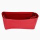 Saint Louis GM and Anjou GM Vegan Leather Handbag Organizer in Cherry Red Color