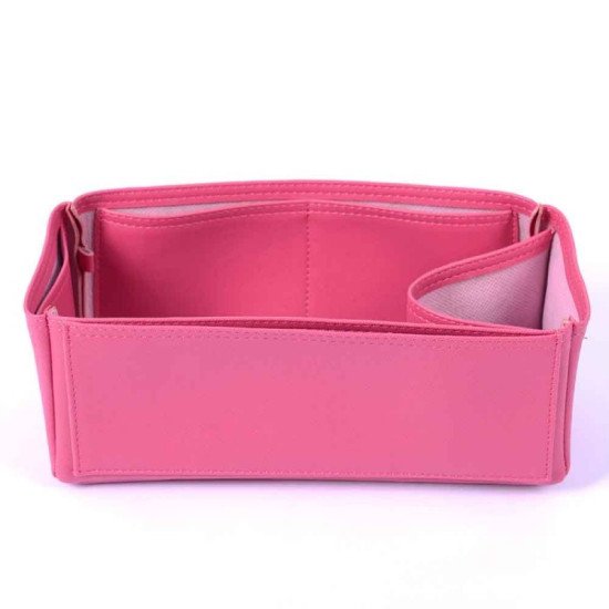 Victoria II 35 Vegan Leather Handbag Organizer in Fuchsia Color Victoria II 35 Vegan Leather Handbag Organizer in Fuchsia Color