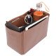 Garden Party 30 Vegan Leather Handbag Organizer in Brown Color