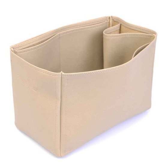 Garden Party 36 Vegan Leather Handbag Organizer in Dark Beige Color Garden Party 36 Vegan Leather Handbag Organizer in Dark Beige Color