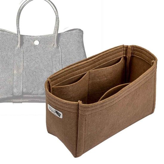  Lckaey Felt organizer insert for garden party 30 36 hermes  garden party 36 tote party inner bag 2035beige-M : Clothing, Shoes & Jewelry