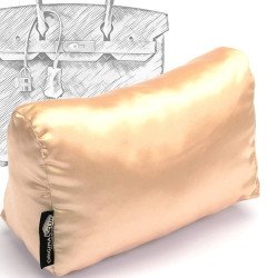Satin Pillow Luxury Bag Shaper For Hermes' Birkin 25 / 30/ 35 /40 ( Champagne) - More colors available