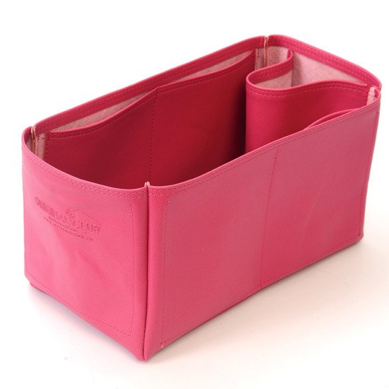 Herbag 31 Vegan Leather Handbag Organizer in Fuchsia Color