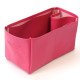 Herbag 31 Vegan Leather Handbag Organizer in Fuchsia Color