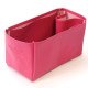 Garden Party 30 Vegan Leather Handbag Organizer in Fuchsia Color