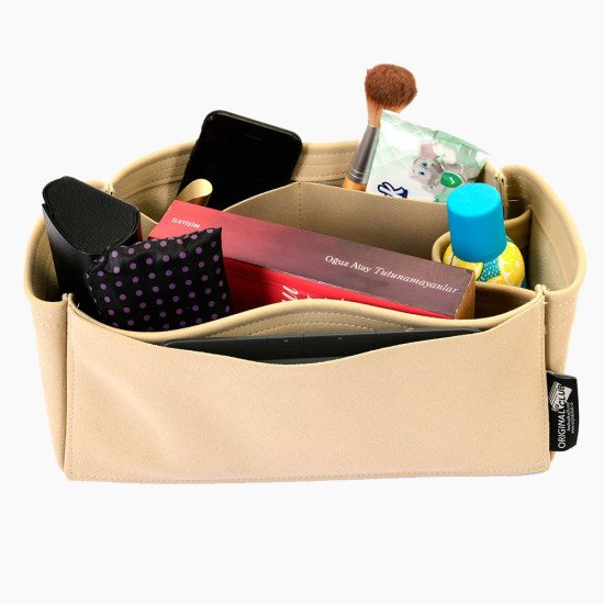 Birkin 25 / 30 / 35 / 40 Suedette Regular Style Leather Handbag Organizer (Beige) (More Colors Available) Birkin 25 / 30 / 35 / 40 Suedette Regular Style Leather Handbag Organizer (Beige) (More Colors Available)