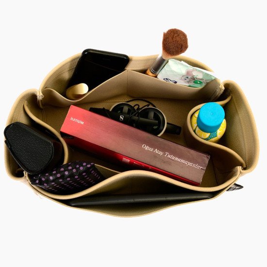 Birkin 25 / 30 / 35 / 40 Suedette Regular Style Leather Handbag Organizer (Beige) (More Colors Available) Birkin 25 / 30 / 35 / 40 Suedette Regular Style Leather Handbag Organizer (Beige) (More Colors Available)