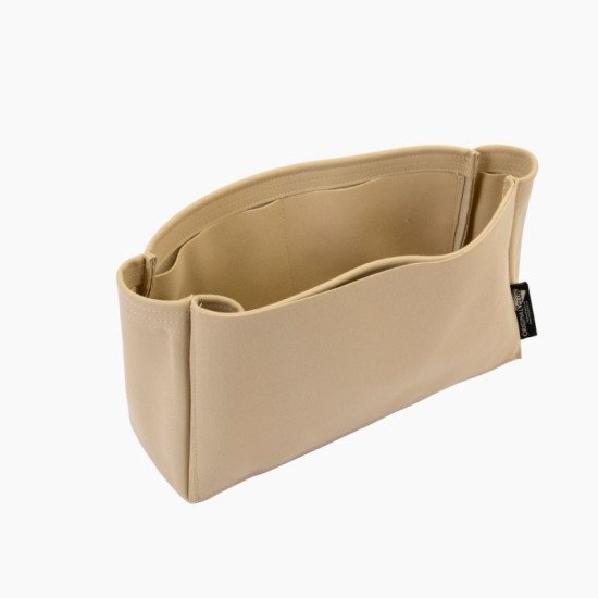 Lindy 26 / 30 / 34 Suedette Singular Style Leather Handbag Organizer (Beige) (More Colors Available) Lindy 26 / 30 / 34 Suedette Singular Style Leather Handbag Organizer (Beige) (More Colors Available)