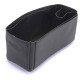 Alexa Regular Deluxe Leather Handbag Organizer in Black Color