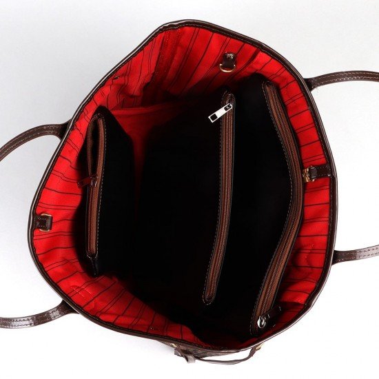 Bag in Bag Slim Organizer Inserts Set Of 3 in Vegan Leather and Black