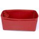 Bayswater Vegan Leather Bag Organizer in Cherry Red Color