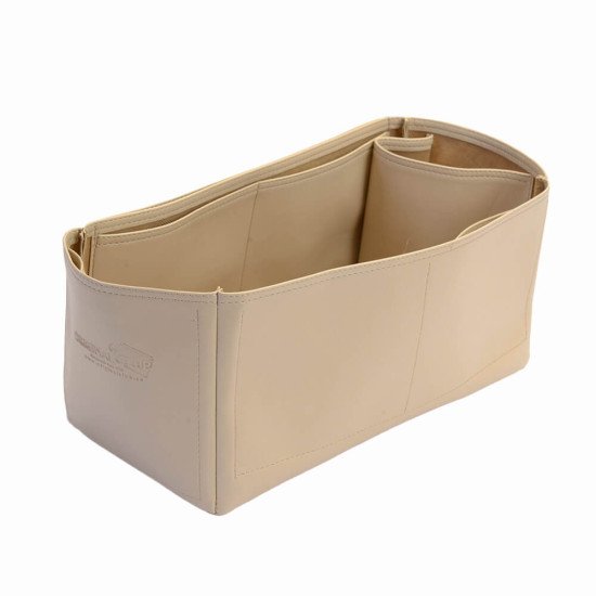Bayswater Vegan Leather Bag Organizer in Ecru Color