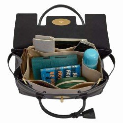 Bayswater Vegan Leather Bag Organizer in Ecru Color Bayswater Vegan Leather Bag Organizer in Ecru Color