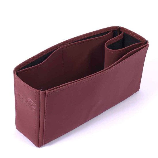 Berri MM Vegan Leather Handbag Organizer in Maroon Color Berri MM Vegan Leather Handbag Organizer in Maroon Color