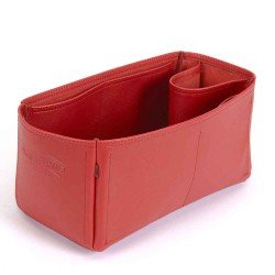 Graceful PM Vegan Leather Handbag Organizer in Cherry Red Color Graceful PM Vegan Leather Handbag Organizer in Cherry Red Color