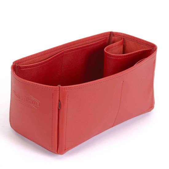 Graceful PM Vegan Leather Handbag Organizer in Cherry Red Color Graceful PM Vegan Leather Handbag Organizer in Cherry Red Color