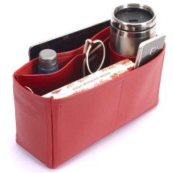 Delightful PM (Newest 2015 model) Vegan Leather Handbag Organizer in Cherry Red Color Delightful PM (Newest 2015 model) Vegan Leather Handbag Organizer in Cherry Red Color