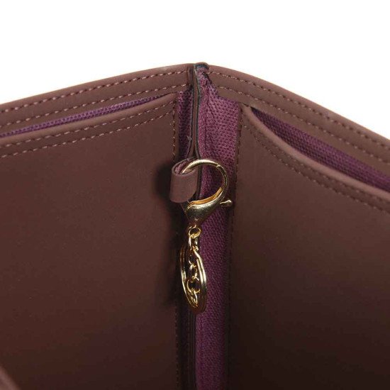 Berri MM Vegan Leather Handbag Organizer in Maroon Color Berri MM Vegan Leather Handbag Organizer in Maroon Color