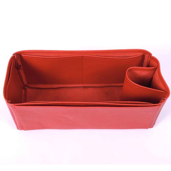 Graceful MM Vegan Leather Handbag Organizer in Cherry Red Color Graceful MM Vegan Leather Handbag Organizer in Cherry Red Color