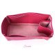 Graceful MM Vegan Leather Handbag Organizer in Fuchsia Color