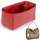 Graceful PM Vegan Leather Handbag Organizer in Cherry Red Color