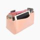 Jersey Vegan Leather Bag Organizer in Blush Pink Color