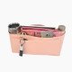 Jypsiere 28 Vegan Leather Handbag Organizer in Blush Pink Color