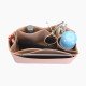 Jersey Vegan Leather Bag Organizer in Blush Pink Color