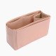 Jersey Vegan Leather Bag Organizer in Blush Pink Color