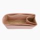 Jersey Vegan Leather Bag Organizer in Blush Pink Color