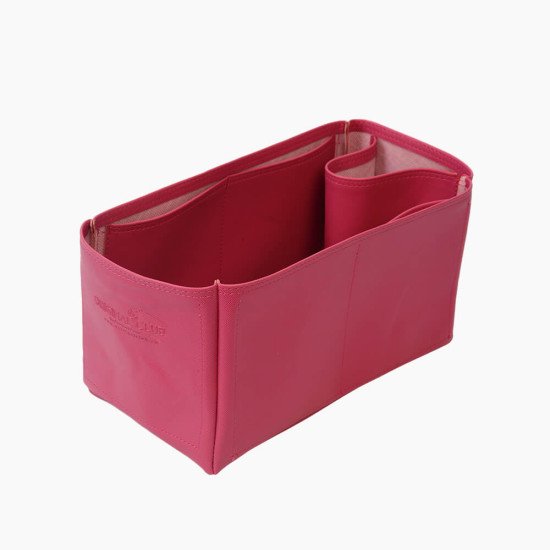 Jersey Vegan Leather Bag Organizer in Fuschia Color