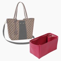 Jersey Vegan Leather Bag Organizer in Fuschia Color Jersey Vegan Leather Bag Organizer in Fuschia Color