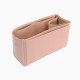 Jypsiere 28 Vegan Leather Handbag Organizer in Blush Pink Color