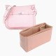 Jypsiere 28 Vegan Leather Handbag Organizer in Blush Pink Color