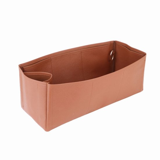 Keepall 45 Vegan Leather Handbag Organizer in Tan Brown Color