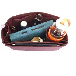 Melie Vegan Leather Handbag Organizer in Maroon Color Melie Vegan Leather Handbag Organizer in Maroon Color