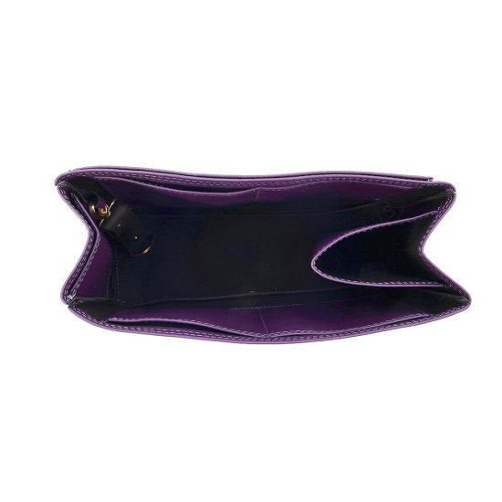 Melie Vegan Leather Handbag Organizer in Aubergine Color