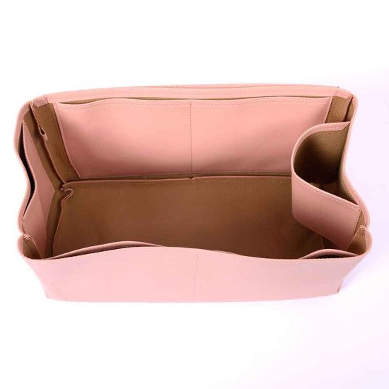 Speedy 40 Vegan Leather Handbag Organizer in Blush Pink Color