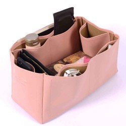 Saint Louis GM and Anjou GM Vegan Leather Handbag Organizer in Blush Pink Color Saint Louis GM and Anjou GM Vegan Leather Handbag Organizer in Blush Pink Color