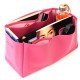 Neverfull GM Vegan Leather Handbag Organizer in Fuchsia Color