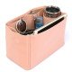 Neverfull MM Vegan Leather Handbag Organizer in Blush Pink Color